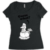 Guess What Women's Triblend Scoop T-shirt