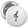 the music is the key Pin-back button