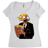 burns vs trump Women's Triblend Scoop T-shirt