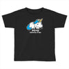 sad unicorn Toddler T-shirt