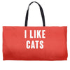 i like cats Weekender Totes