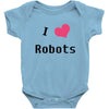 i love robots Baby Onesie