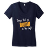 bump in the night Women's V-Neck T-Shirt