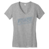 the force is strong with this one Women's V-Neck T-Shirt