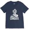 conquer   super saiyan goku V-Neck Tee