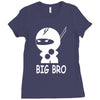 ninja big brother Ladies Fitted T-Shirt