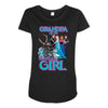 grandpa of the birthday girl Maternity Scoop Neck T-shirt