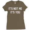 it's not me it's you Ladies Fitted T-Shirt