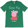 peppa pig sister pig T-Shirt