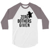 zero bothers given 3/4 Sleeve Shirt