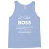 argument invalid boss Tank Top