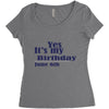 june 6 birthbay Women's Triblend Scoop T-shirt