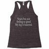 haunted leg Racerback Tank