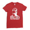 rollins for president  funny  comic henry rollins punk rock tv p Ladies Fitted T-Shirt