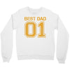 1 best dad Crewneck Sweatshirt