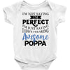 awesome poppa Baby Bodysuit