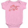 c'est la vie neon slogan Baby Onesie