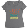 happy father's day Women's Triblend Scoop T-shirt