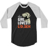 This Girl Loves Her Golden 3/4 Sleeve Shirt