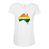 Australia Lgbt Maternity Scoop Neck T-shirt