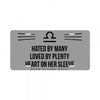 Libra Woman License Plate