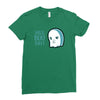 boo sheet Ladies Fitted T-Shirt