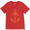 anchored faith V-Neck Tee