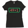 Conor Mcgregor 49+1 Ladies Fitted T-Shirt