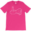 funny rude fingers ideal birthday gift or present T-Shirt