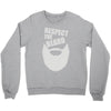 respect the beard (2) Crewneck Sweatshirt