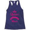 queens are born in march Racerback Tank