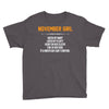 November Girl Hated By Many Youth Tee