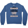 I am Not Super Woman But I'm Fighting Uterine Cancer So Close Enough Crewneck Sweatshirt
