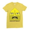 lemongrab unacceptable Ladies Fitted T-Shirt