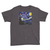 tardis starry night Youth Tee