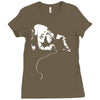 original banksy police searching drug Ladies Fitted T-Shirt