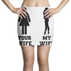 my wife your wife black design Mini Skirts