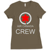 aviation air canada crew Ladies Fitted T-Shirt