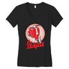 retro vespa red ideal birthday present or gift Women's V-Neck T-Shirt