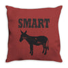 smart ass Throw Pillow