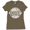 worlds greatest farter father Ladies Fitted T-Shirt