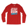 survived the delivery room it's a boy funny Long Sleeve Shirts