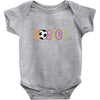 soccer neon rhinestud Baby Onesie