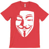 v per vendetta face film horror cinema&amp;tv T-Shirt