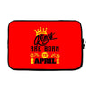 Kings Are Born In April Laptop cover