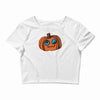goofy pumpkin Crop Top