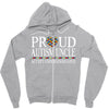 proud autism uncle Zipper Hoodie