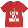 i know my rights V-Neck Tee