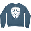 anonymous mask Crewneck Sweatshirt
