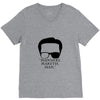 Manner Maketh Man (f146) V-Neck Tee